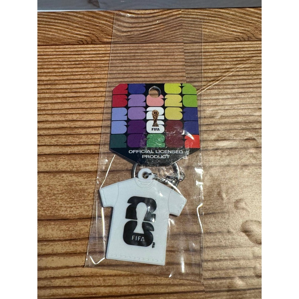 FIFA World Cup 2026 Official Licensed Keychain Jersey Logo White KCF26WH42